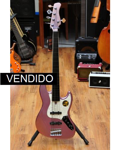 Sire Marcus Miller V7 Alder-5 Fretless (2nd Gen) BURGUNDY